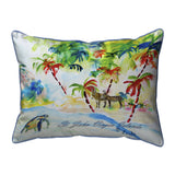 St Johns Palms Corded Pillow