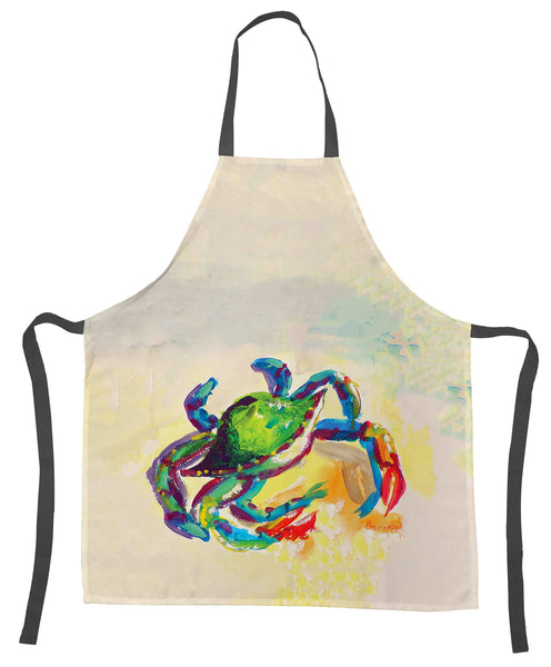 Teal Crab Apron