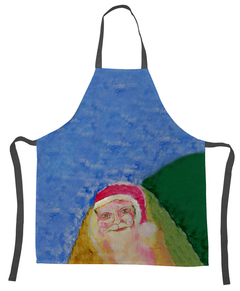Santa Face Apron