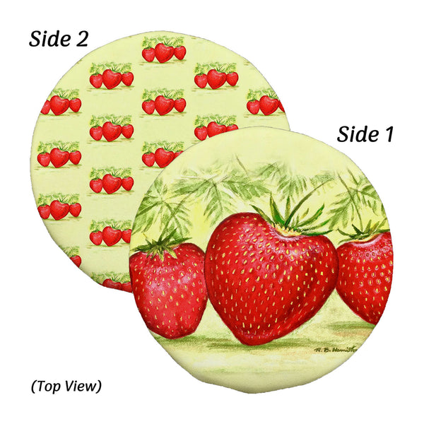 Strawberries Bowl Cover