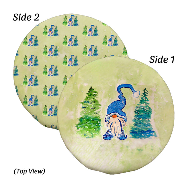 Gnome & Christmas Trees Bowl Cover