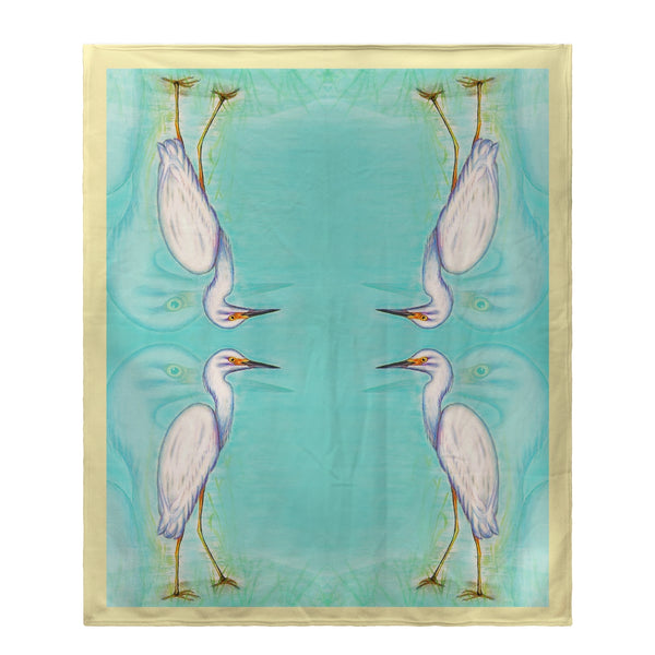 Snowy Egret Throw