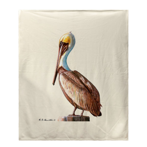 Pelican Fleece Throw