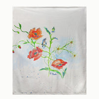 Poppies & Daisies Throw