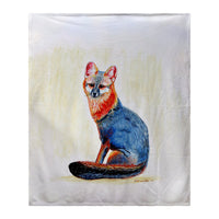 Gray Fox Throw