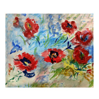 Red Poppies Throw