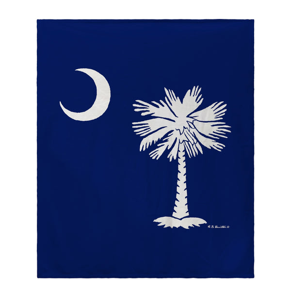 Palmetto Moon Fleece Throw