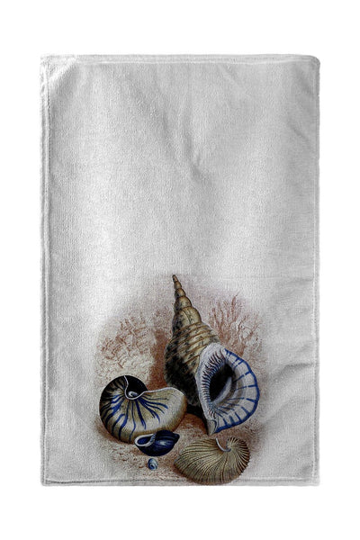 Antique Sea Shells Beach Towel
