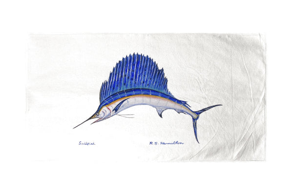 Sailfish Beach Towel