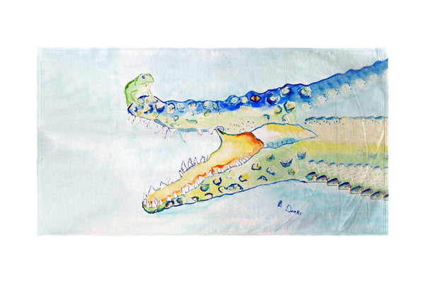 Crocodile & Frog Beach Towel