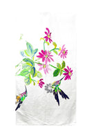 Ruby Throat Hummingbird Beach Towel