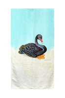 Black Swan Beach Towel