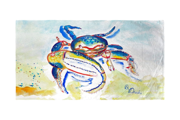 Colorful Fiddler Crab Beach Towel