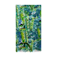 Jungle Greens Beach Towel