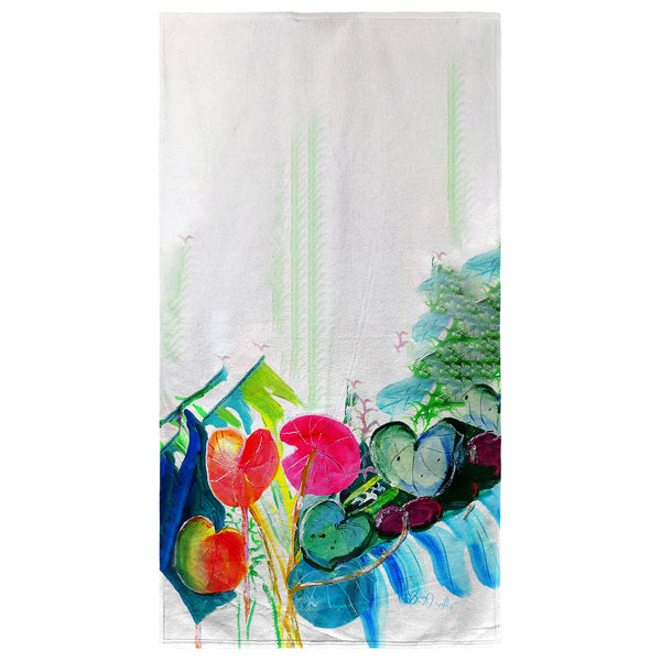 Cyclamen Plant Beach Towel