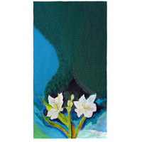 White Lilies Beach Towel