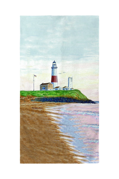 Montauk Lighthouse Beach Towel