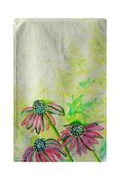 Cone Flowers Beach Towel