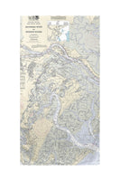 Savannah River and Wassaw Sound, GA Nautical Map Beach Towel