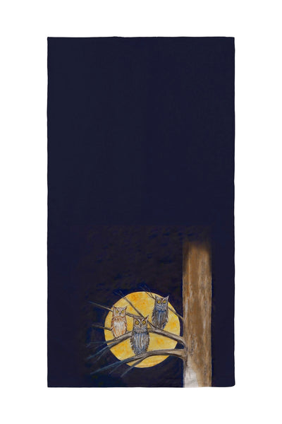 Night Owls Beach Towel