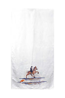 Brown Walking Horse Beach Towel