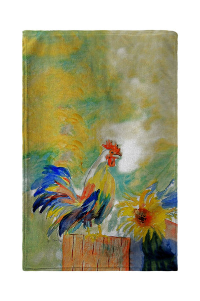 Betsy's Rooster Beach Towel