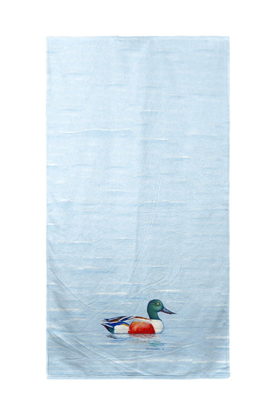 Northern Shoveler Beach Towel