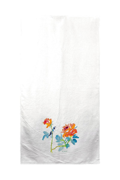 Bird & Roses Beach Towel