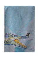 Croc & Butterfly Beach Towel