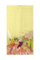 Wine and Grapes Beach Towel