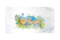 Deer Herd Beach Towel