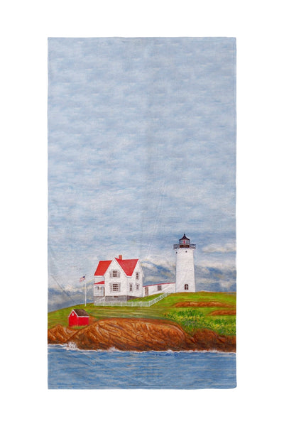 Nubble Lighthouse Beach Towel