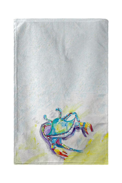 Reaching Crab Beach Towel