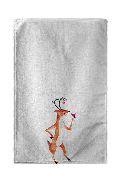 Deer Party Beach Towel