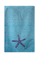 Blue Starfish Beach Towel