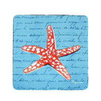 Coral Starfish Coaster Set of 4