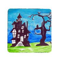 Haunted House Coaster Set of 4