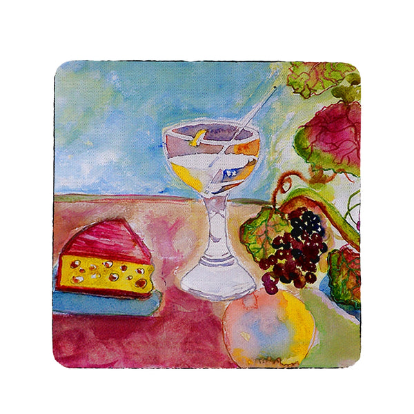 Wine & Cheese Coaster Set of 4