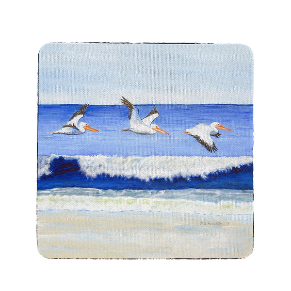 Skimming the Surf Coaster Set of 4