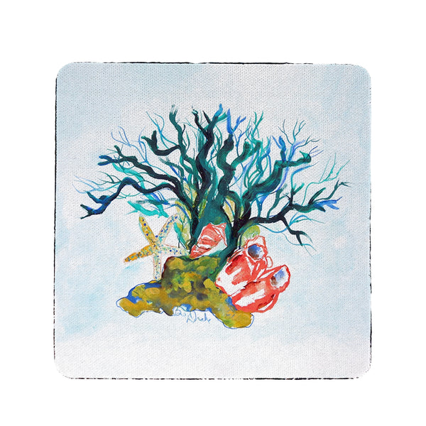 Starfish Coral Shells Coaster Set of 4