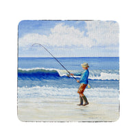 Surf Fishing Coaster Set of 4