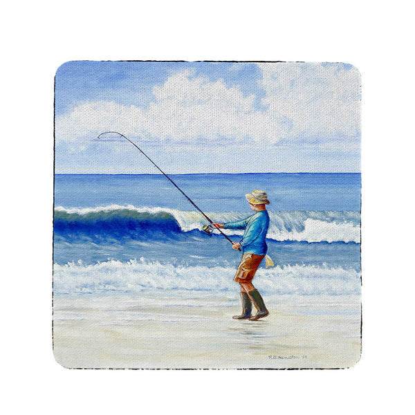 Surf Fishing Coaster Set of 4