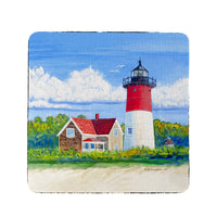 Nauset Lighthouse, Cape Cod, MA Coaster Set of 4