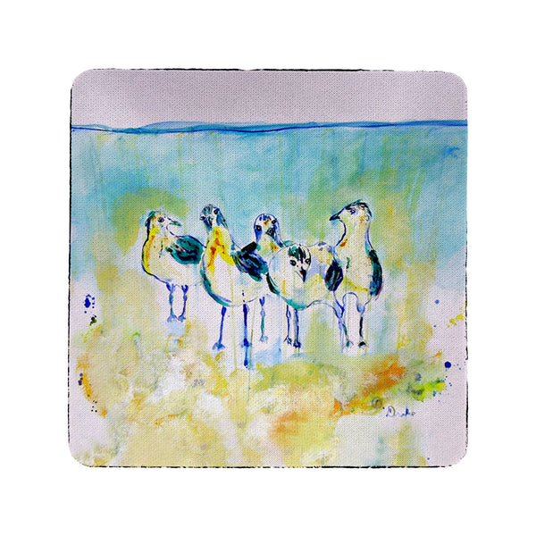 Abstract Gulls II Coaster Set of 4