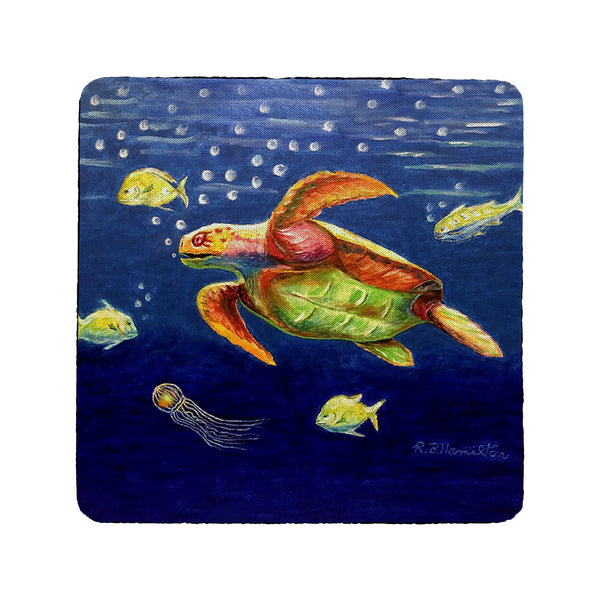 Dick's Sea Turtle Coaster Set of 4