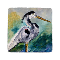 Betsy's Blue Heron Coaster Set of 4