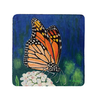 Monarch & Flowers Coaster Set of 4