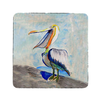 Talking Pelican Coaster Set of 4