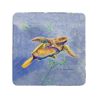 Pointillist Sea Turtle Set of 4