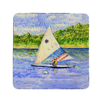 Sunfish Sailing Coaster Set of 4